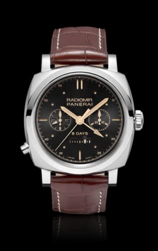 Panerai Radiomir 1940 Chrono Monopulsante Left-Handed 8 Days Oro Bianco