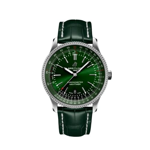 Breitling Navitimer Automatic 41 Automatic Stainless Steel / Green / Alligator - Pin