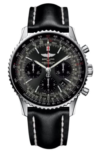 Breitling Navitimer 01 Stainless Steel / Stratus Gray / Calf / Folding