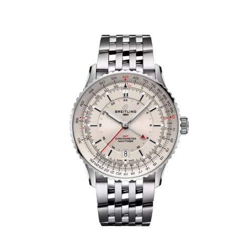 Breitling Navitimer GMT 41 Automatic Stainless Steel / Silver / Bracelet