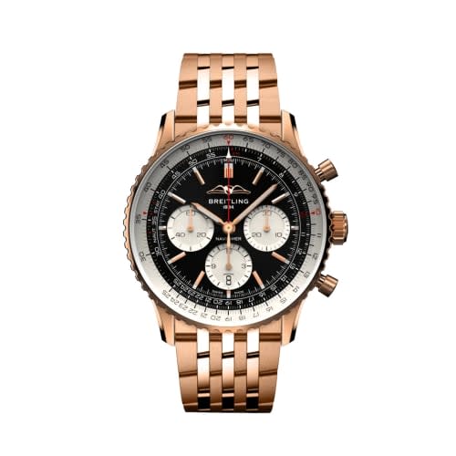 Breitling Navitimer B01 Chronograph 43 Red Gold / Black / Bracelet