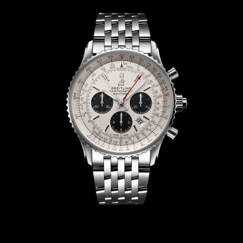 Breitling Navitimer Rattrapante Stainless Steel / Silver / Bracelet