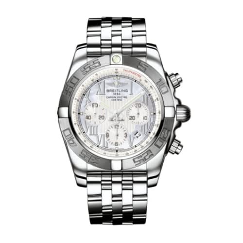 Breitling Chronomat 44 Stainless Steel / MOP - Roman / Bracelet
