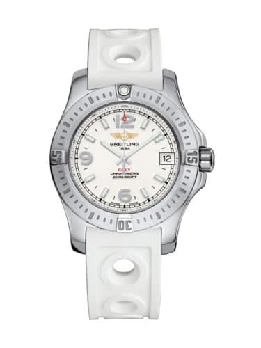 Breitling Colt 36 Stratus Silver / Rubber / Pin