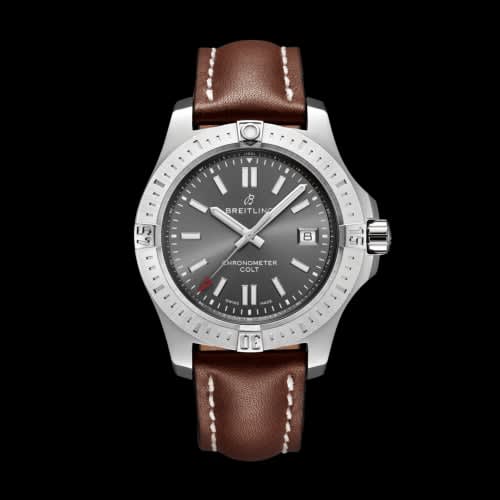 Breitling Chronomat Colt 41 Automatic Tempest Grey / Calf / Folding