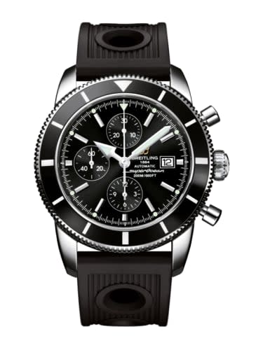 Breitling Superocean Heritage 46 Chronograph Stainless Steel / Black / Black / Rubber
