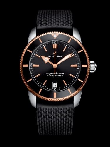 Breitling Superocean Heritage II B20 Automatic 42 Stainless Steel - Red Gold / Black / Rubber / Folding