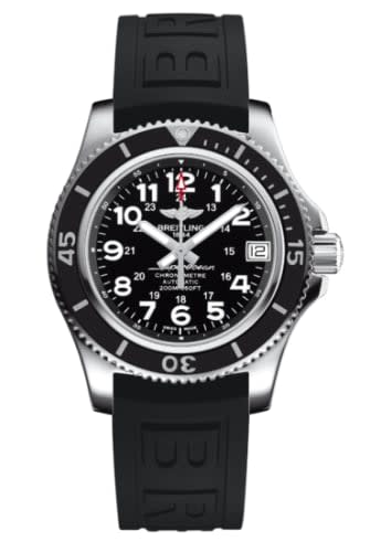Breitling Superocean II 36 Black / Rubber
