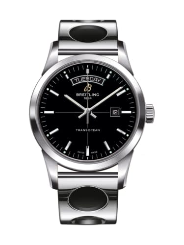 Breitling Transocean Day &amp; Date Stainless Steel / Black / Racer