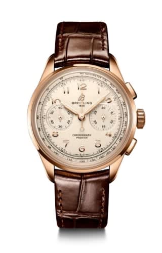 Breitling Premier Heritage B09 Chronograph 40 Red Gold / Silver