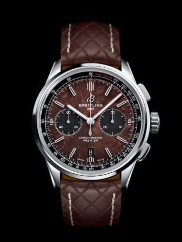 Breitling Premier B01 Chronograph 42 Bentley Centenary Stainless Steel / Wood / Calf / Folding