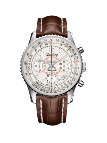 Breitling Montbrillant 01 Stainless Steel / Mercury Silver / Croco