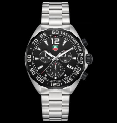 TAG Heuer Formula 1 Chronograph Quartz 42 Stainless Steel / Black / Bracelet