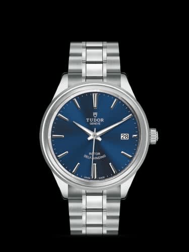 Tudor Style 38 Stainless Steel / Blue / Bracelet