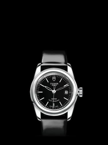 Tudor Glamour Date 26 Stainless Steel / Black / Strap