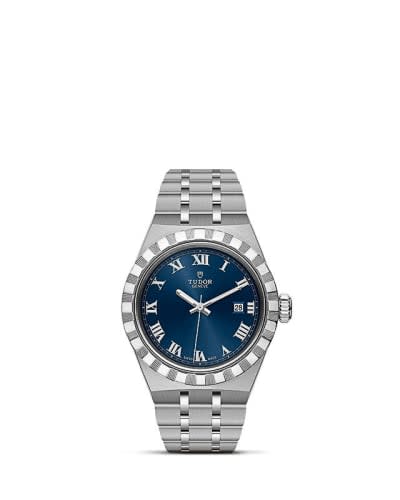 Tudor Royal Date 28 Stainless Steel / Blue - Roman
