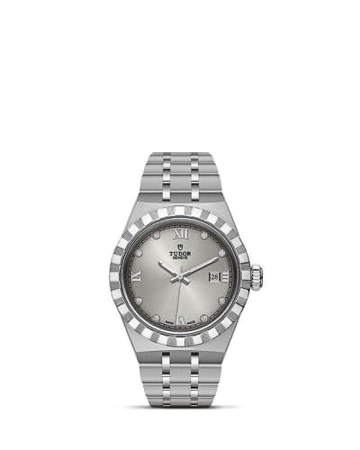 Tudor Royal Date 28 Stainless Steel / Silver - Diamond