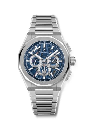 Zenith Defy Skyline Chrono Skeleton Stainless Steel / Blue