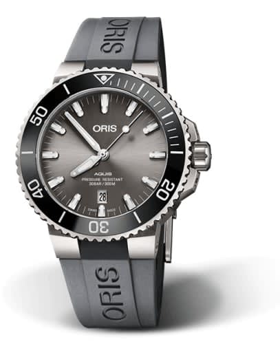 Oris Aquis Date 43.5 Titanium / Grey / Rubber