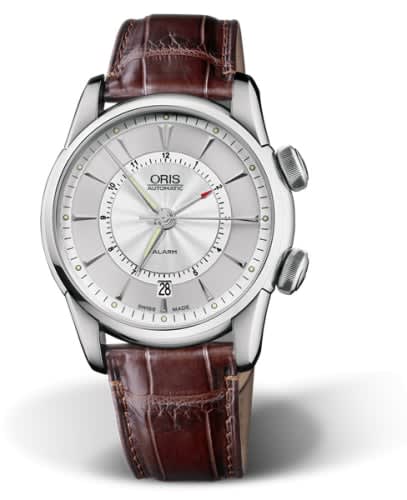 Oris Artelier Alarm Stainless Steel / Silver