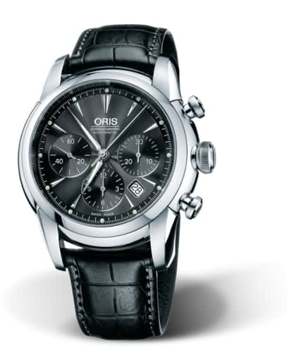Oris Artelier Chronograph 44.5 Stainless Steel / Black
