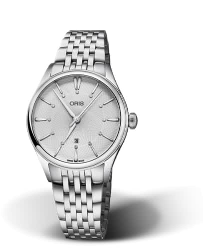 Oris Artelier Date Diamonds 33 Stainless Steel / Silver / Bracelet