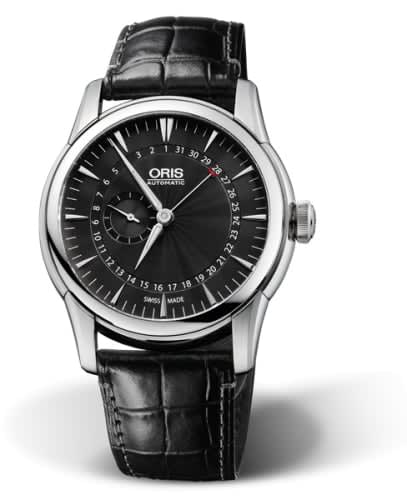 Oris Artelier Small Second Pointer Day 42 Stainless Steel / Black