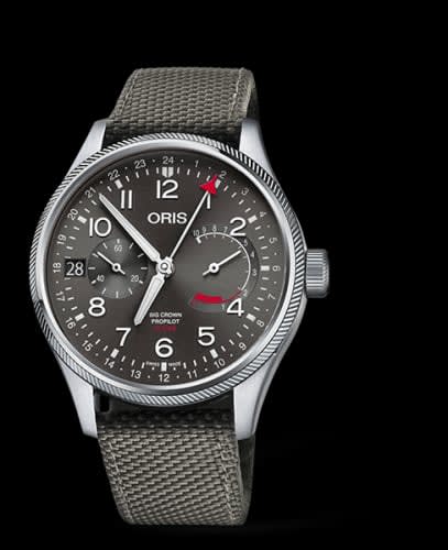 Oris Big Crown ProPilot Calibre 114 Stainless Steel / Grey / Textile