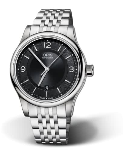 Oris Classic Date 42 Stainless Steel / Black / Bracelet