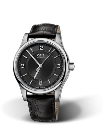 Oris Classic Date 37 Stainless Steel / Black