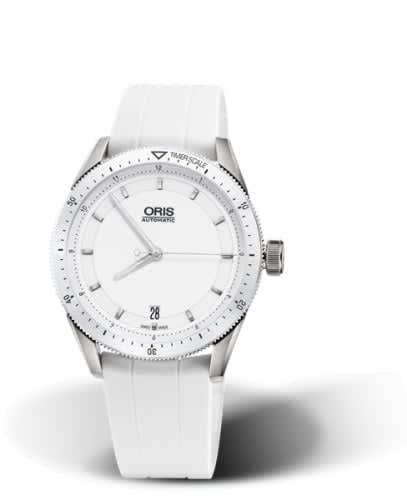 Oris Artix GT Date Stainless Steel - Ceramic / White / Rubber