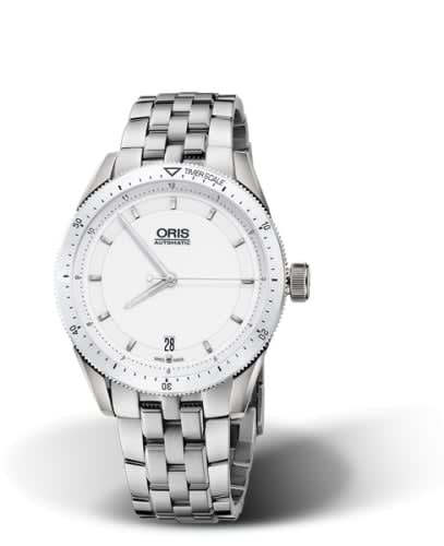 Oris Artix GT Date Stainless Steel - Ceramic / White / Bracelet