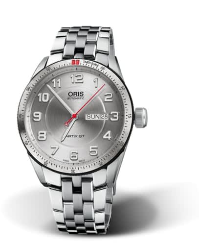 Oris Artix GT Day Date Stainless Steel / Silver / Bracelet