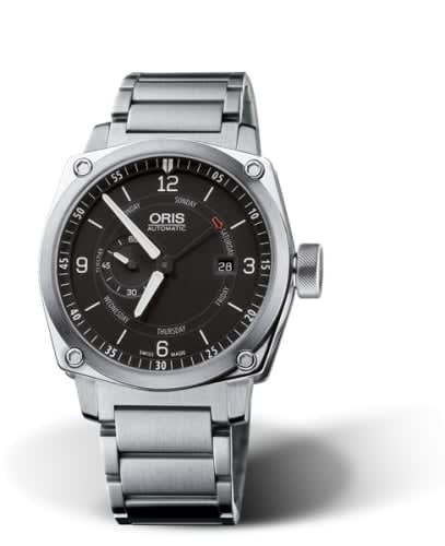 Oris BC4 Small Second Pointer Day Stainless Steel / Black / Bracelet