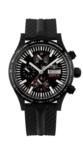 Ball Watch Company Fireman Storm Chaser DLC / Black / Rubber