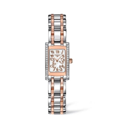 Longines DolceVita 16 Quartz Two Tone Pink Diamond
