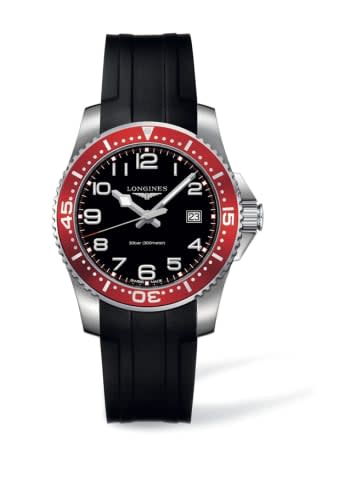 Longines Hydroconquest Quartz 39 Red / Rubber