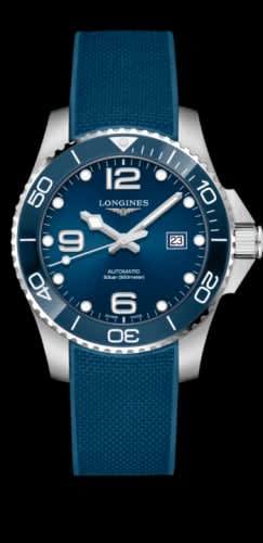 Longines HydroConquest 43 Automatic Stainless Steel / Ceramic / Blue / Rubber