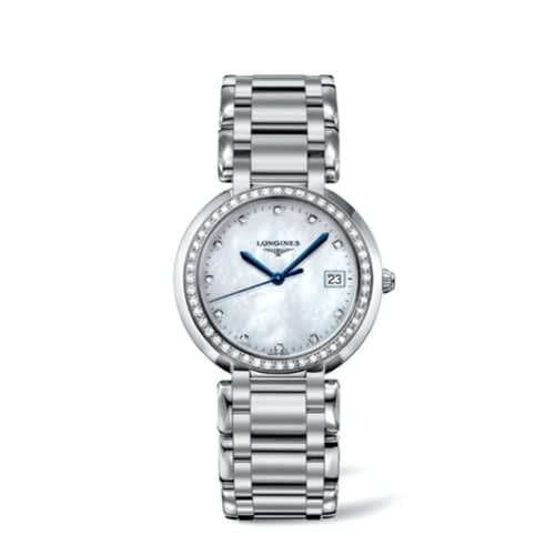 Longines PrimaLuna Quartz 34 Stainless Steel / Diamond / MOP / Bracelet