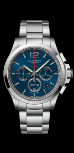 Longines Conquest V.H.P. Chronograph 42 Stainless Steel / Blue / Bracelet