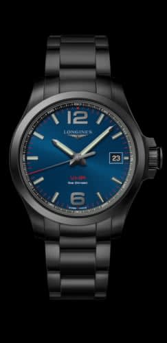 Longines Conquest V.H.P. 41 PVD / Blue / Bracelet