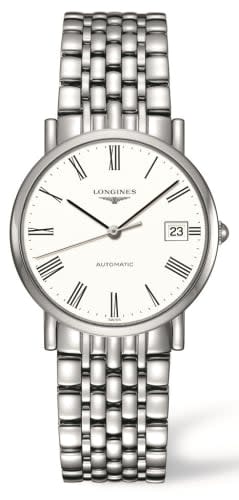 Longines Elegant Collection 34.5 Automatic Stainless Steel / White / Bracelet