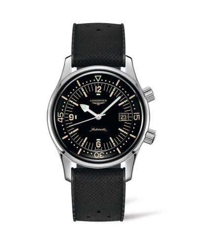 Longines Legend Diver Date Stainless Steel / Black / Rubber