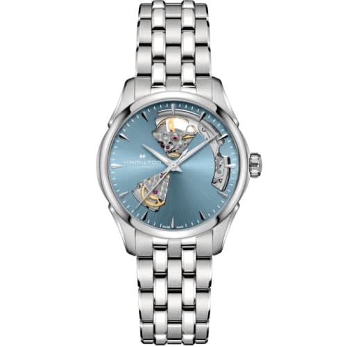 Hamilton Jazzmaster Open Heart 36 Stainless Steel / Blue / Bracelet