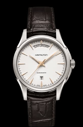 Hamilton Jazzmaster Day Date 40 Stainless Steel / White