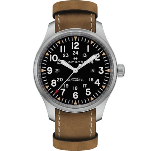 Hamilton Khaki Field Mechanical 50 Stainless Steel / Black