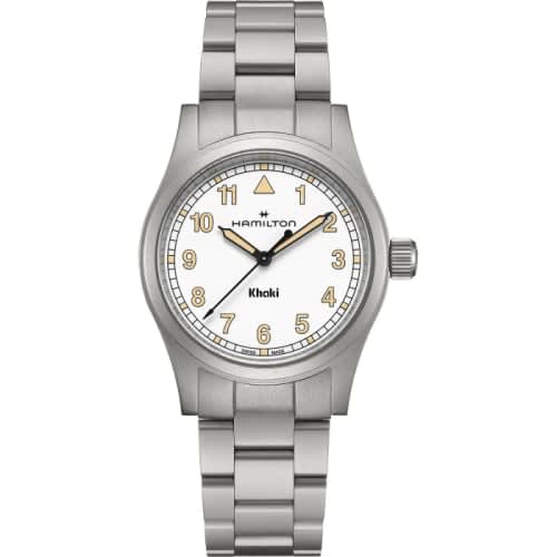 Hamilton Khaki Field Quartz 38 Stainless Steel / White / Bracelet