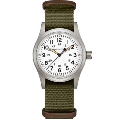 Hamilton Khaki Field Mechanical 38 White