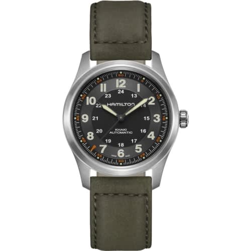 Hamilton Khaki Field Titanium Auto 38 / Black