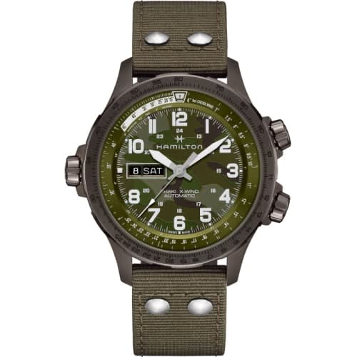 Hamilton Khaki Aviation X Wind Day Date Auto Camouflage